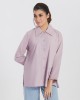 LOIS BLOUSE IN LAVENDER GREY